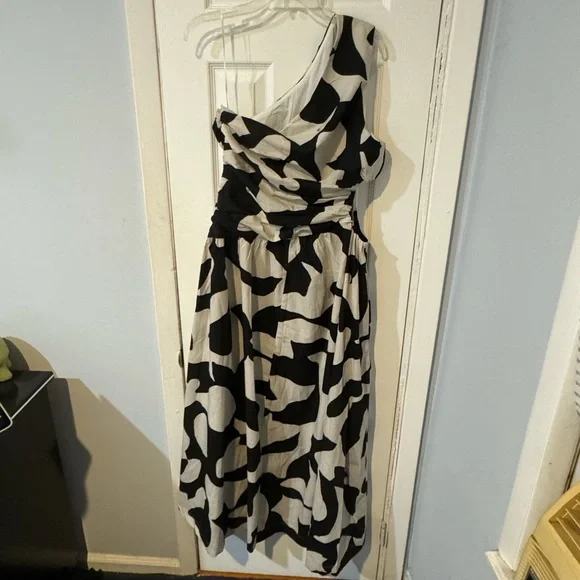 NWOT A&F One Shoulder Cut Out Maxi Dress - Picture 6 of 6